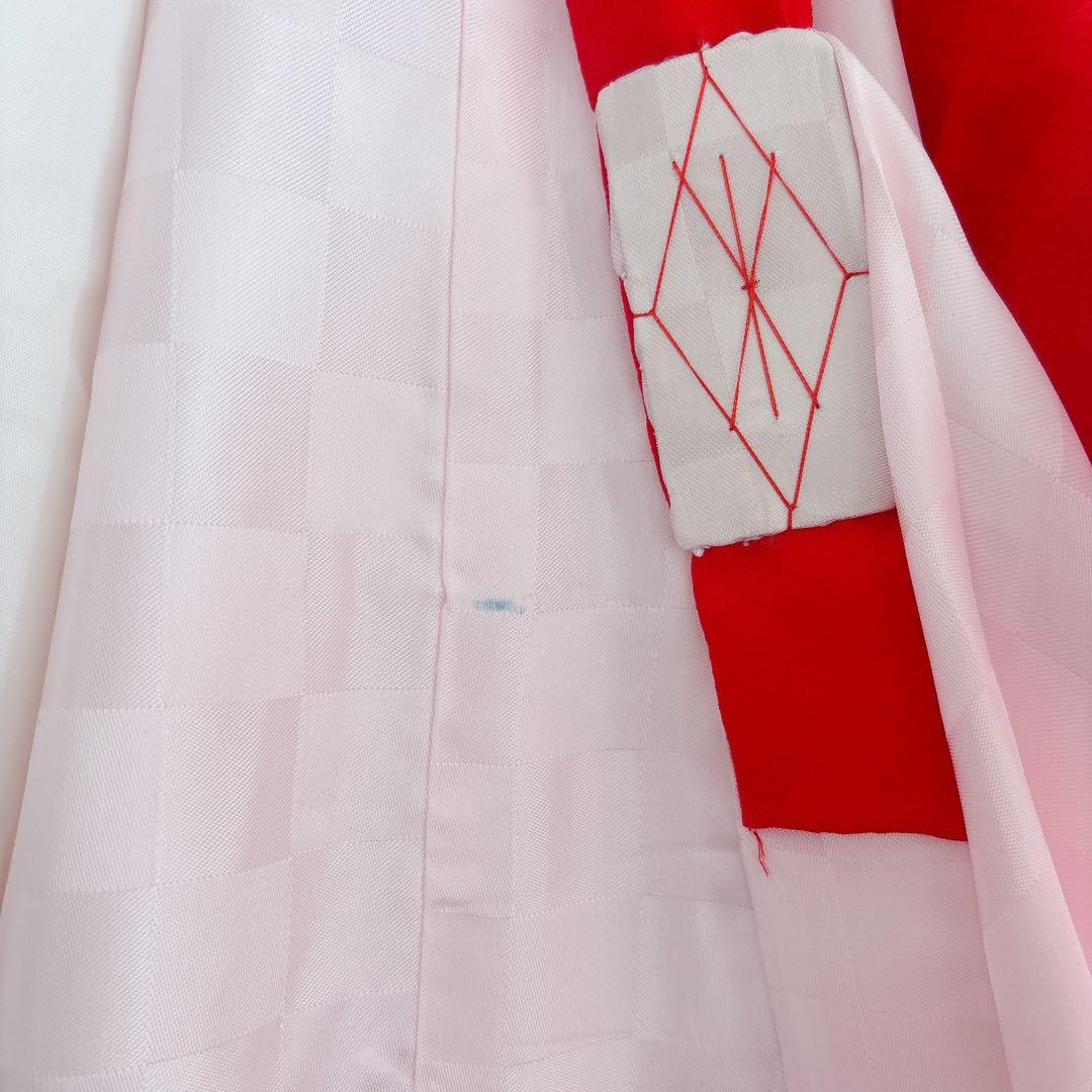 七五三　3歳　アンティーク　着物　被布　セット　草履　長襦袢　女の子　子供着物