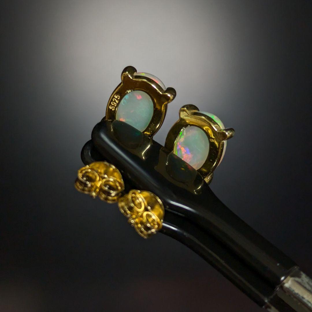 【637】エチオピアオパール ピアス