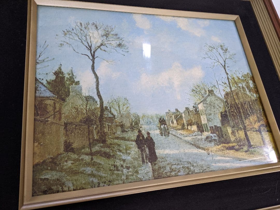 絵画　壁掛け　美術品　カミーユ・ピサロ