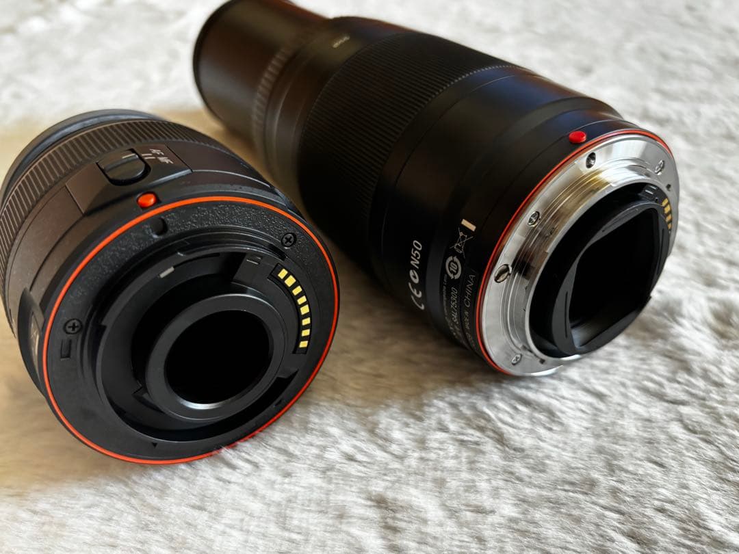 SONY α57 一眼レフ レンズ2本セット18-55mm 75-300mm