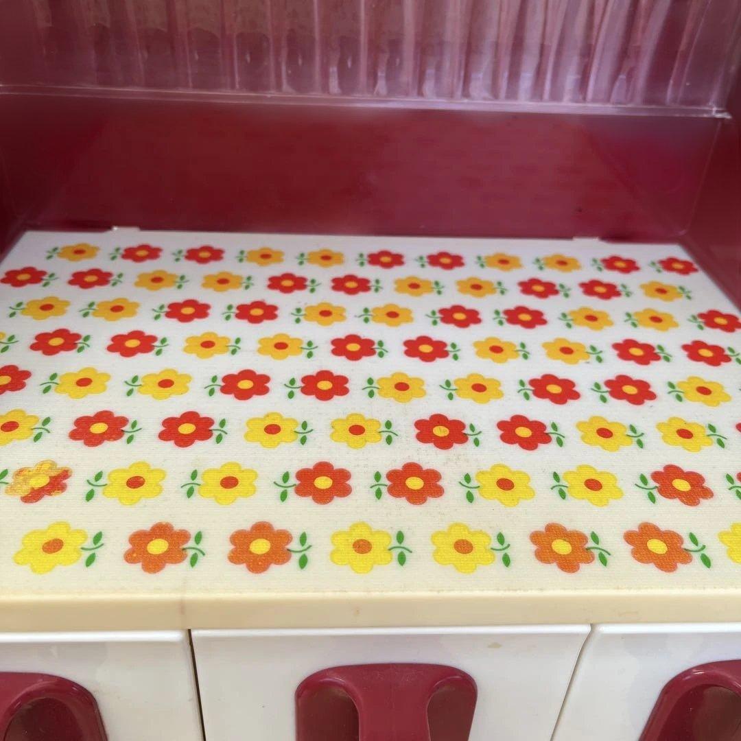 昭和レトロ　レトロポップ　お花柄 調味料ケース