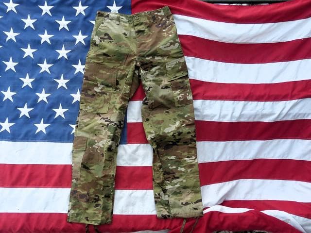 米軍実物 ARMY マルチカムトラウザー S-R スコーピオン OCP 516