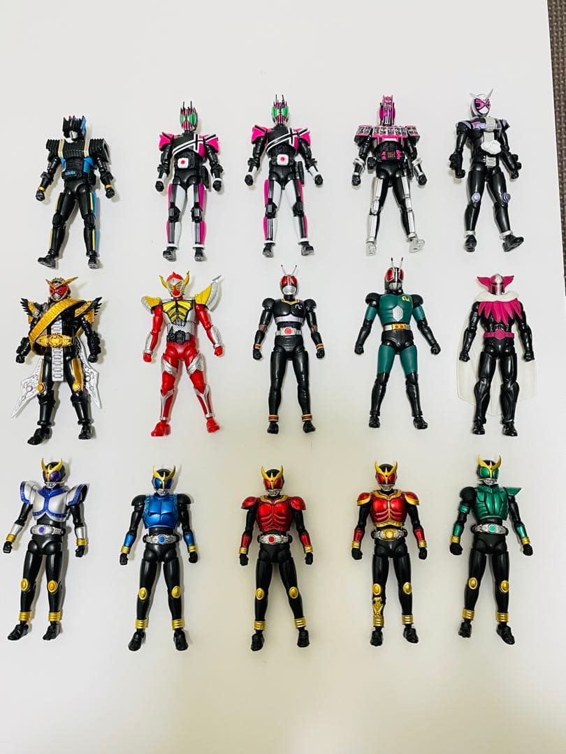 shodo 掌動-XX 仮面ライダー クウガ、ディケイドなどの 15体まと売り