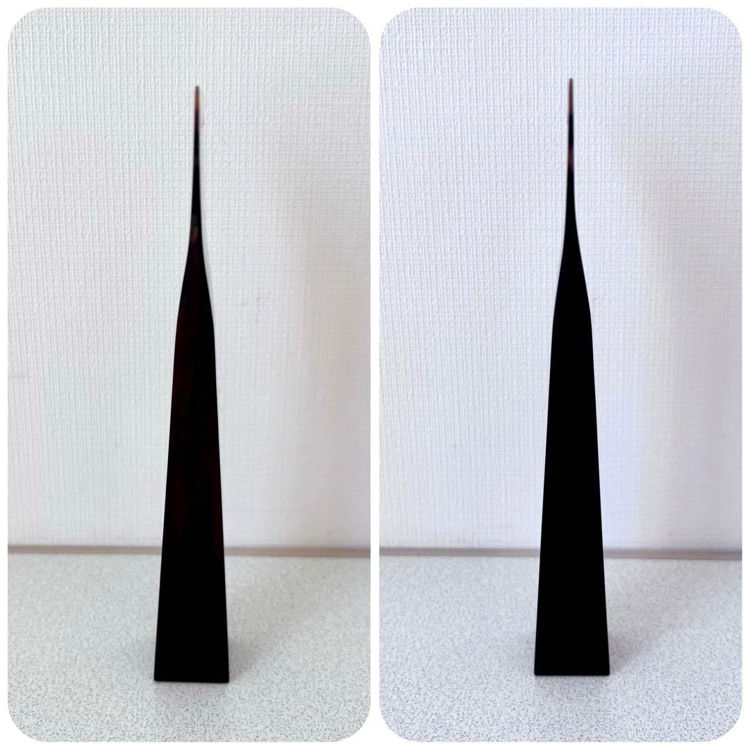 白象撥 津軽三味線 撥 鼈甲 木台 約137g 太棹用 共箱付