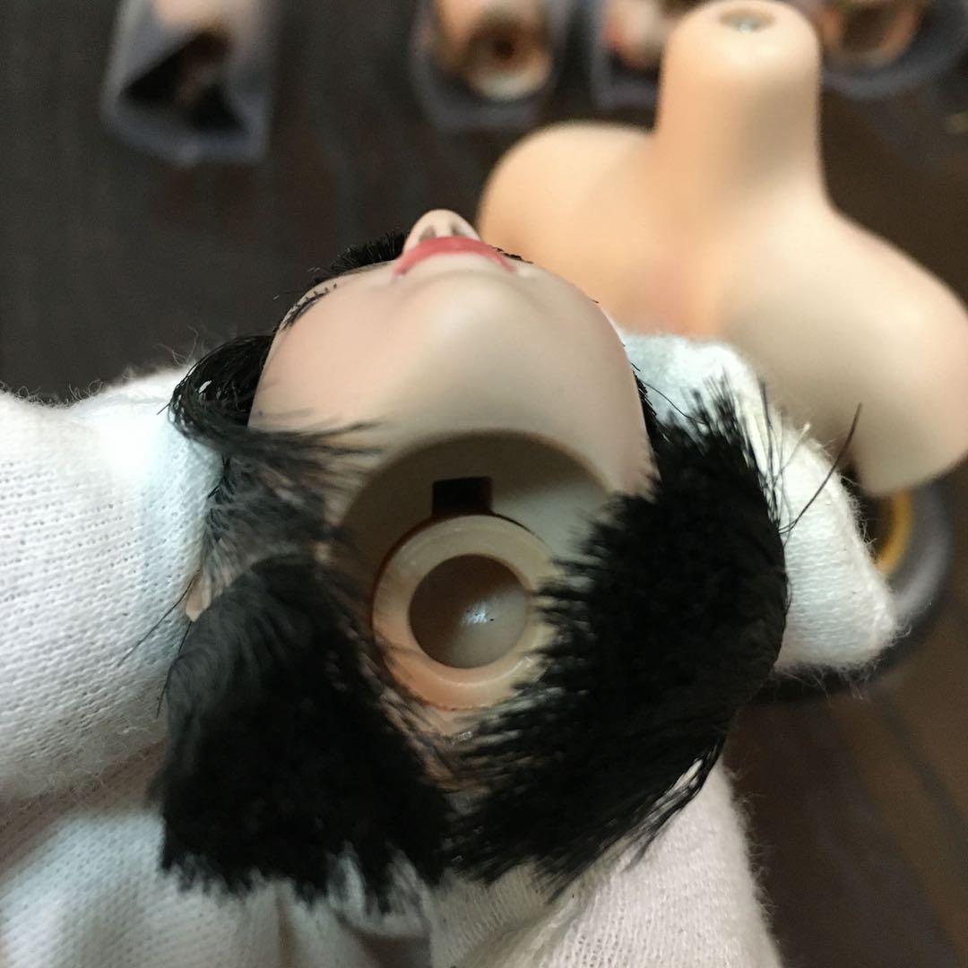 B34 1/6 フィギュア ヘッド　女性ヘッド　植毛 希少品 12インチドール