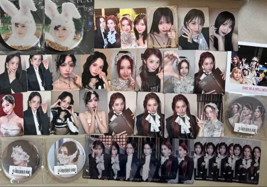 MISAMO ミサモ　スマホグリップ ミナ　サナ　缶バッチ　オール　店舗限定