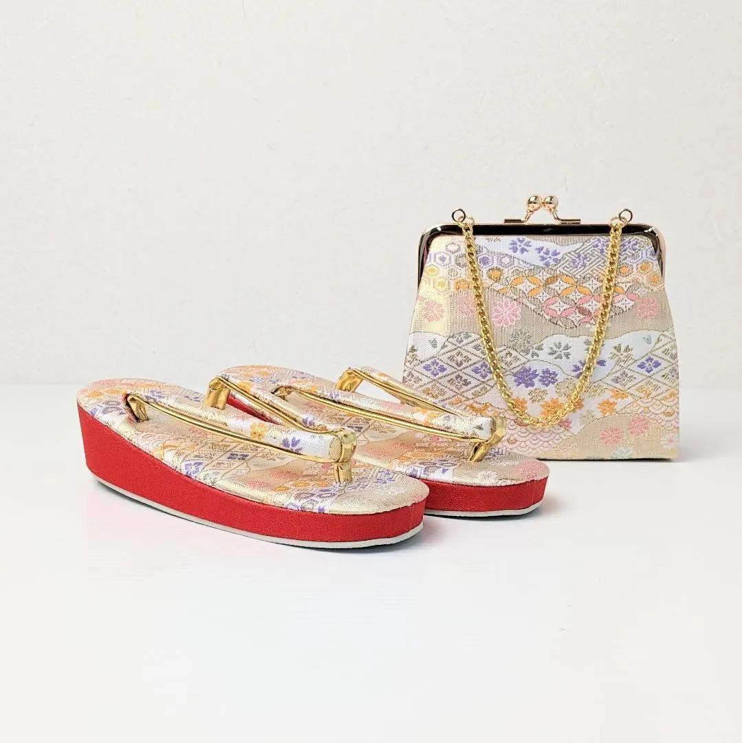 七五三 女の子 7歳 四つ身 着物 帯 筥迫 フルセット 古典 赤 BY10-3