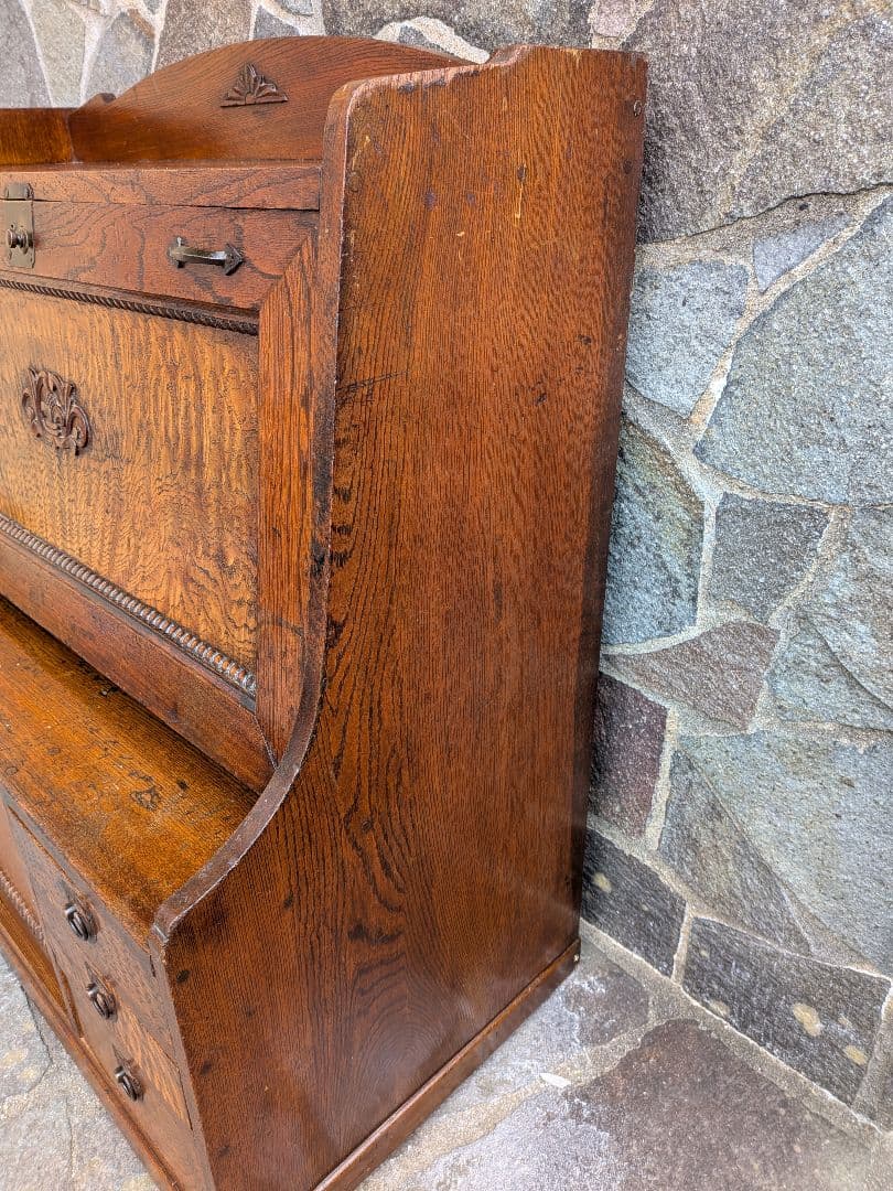 アンティークのライティングビューロー明治、大正時代