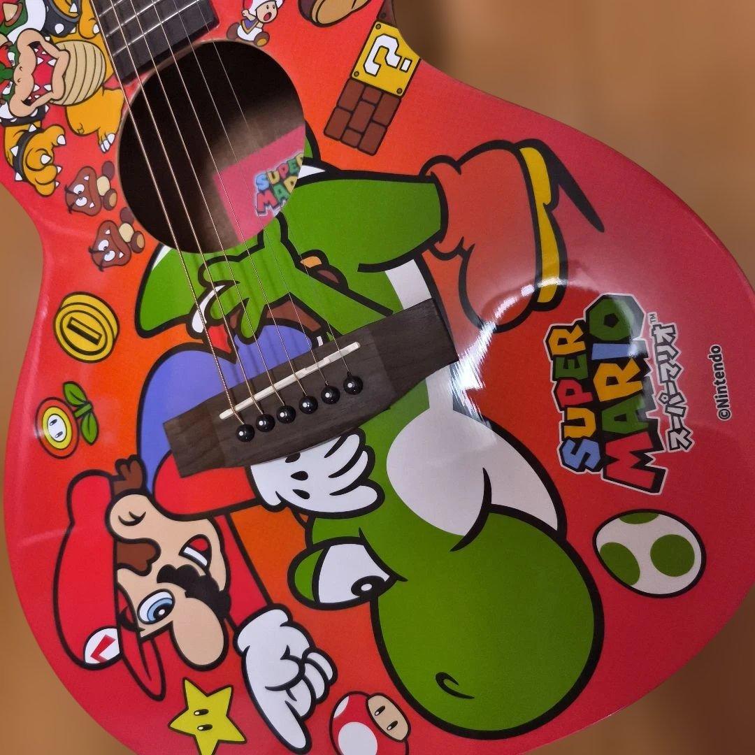 【限定品】スーパーマリオ　ARIAギター151SM（ソフトケース付き）任天堂