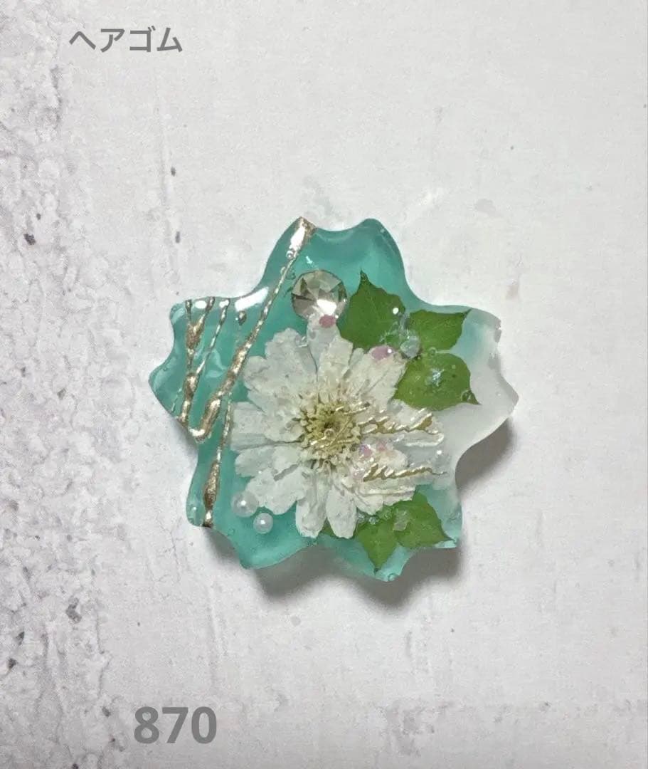 にゃこす(ΦωΦ)さま　レジン　ハンドメイド　ヘアゴム