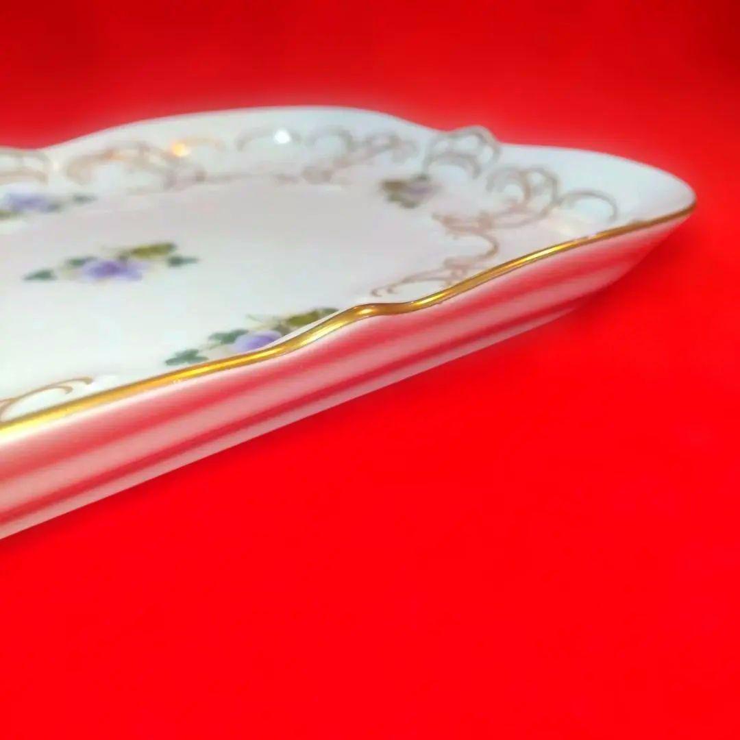 【入手困難】【希少・美品】リンドナーバイオレットシリーズのオブロングプレート