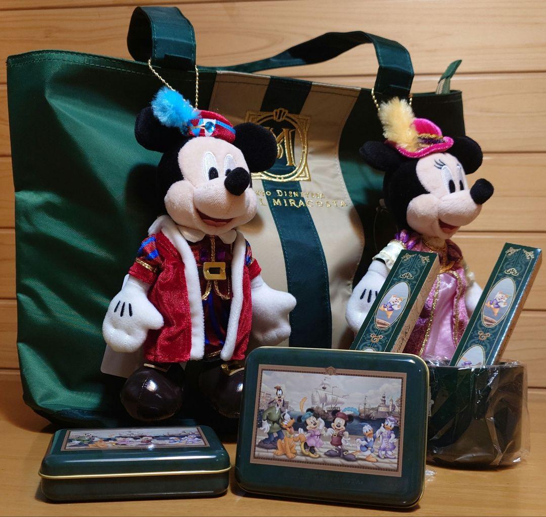 ディズニーホテルエクスクルーシブミラコスタ限定ミッキー＆ミニー付トートバッグ新品