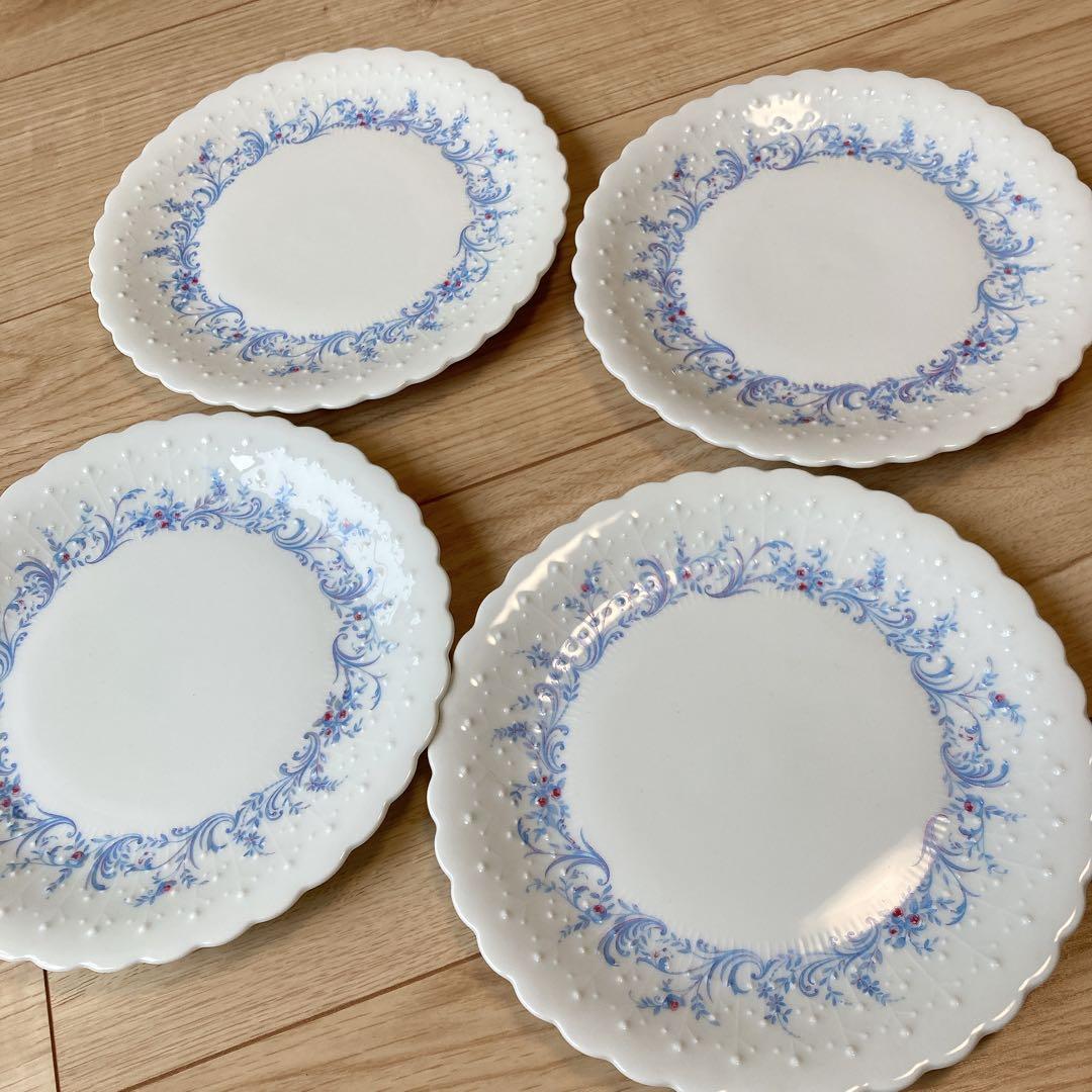 【美品】リモージュ 4枚セット　19cm プレート　中皿