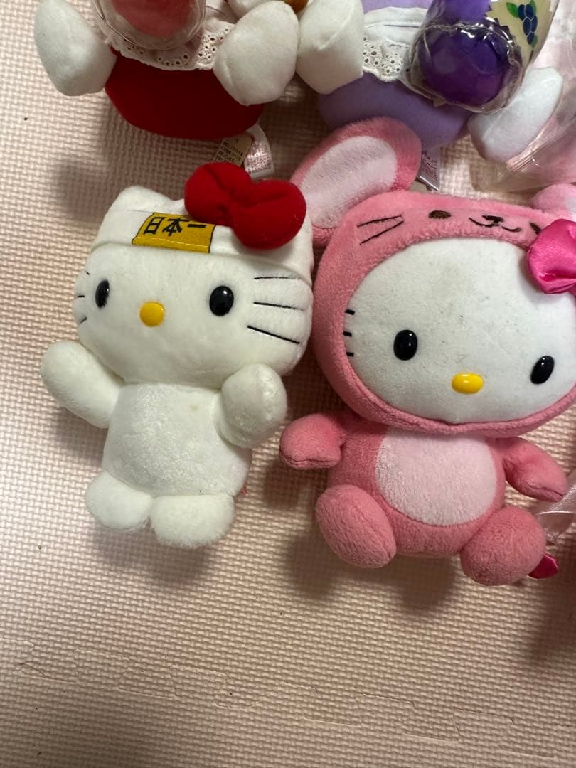 公*o様 ハローキティ　ご当地 レア　レトロ　ぬい ハローキティ ぬいぐるみセッ
