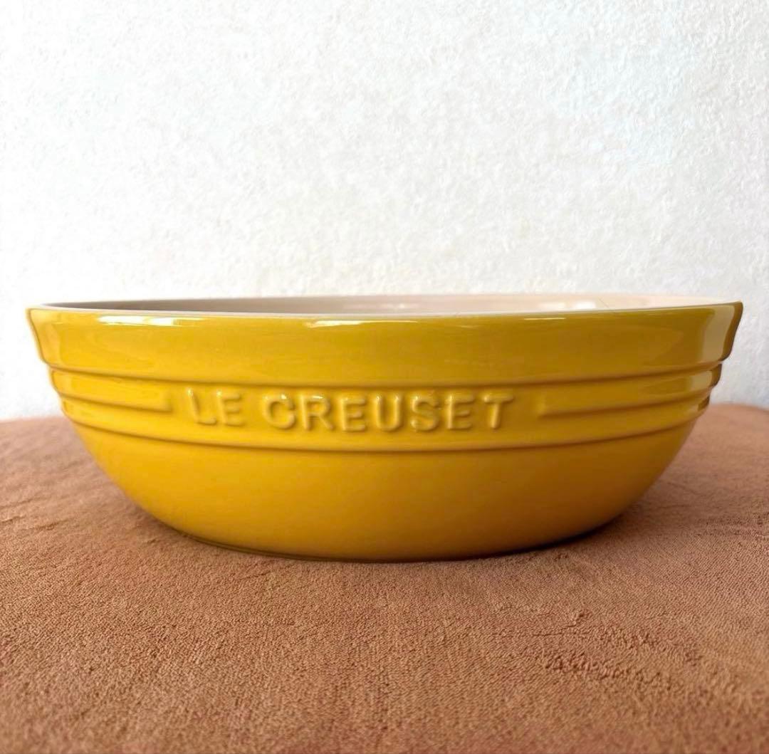 LE CREUSET オーバルボウル 大型サイズ 30cm イエロー