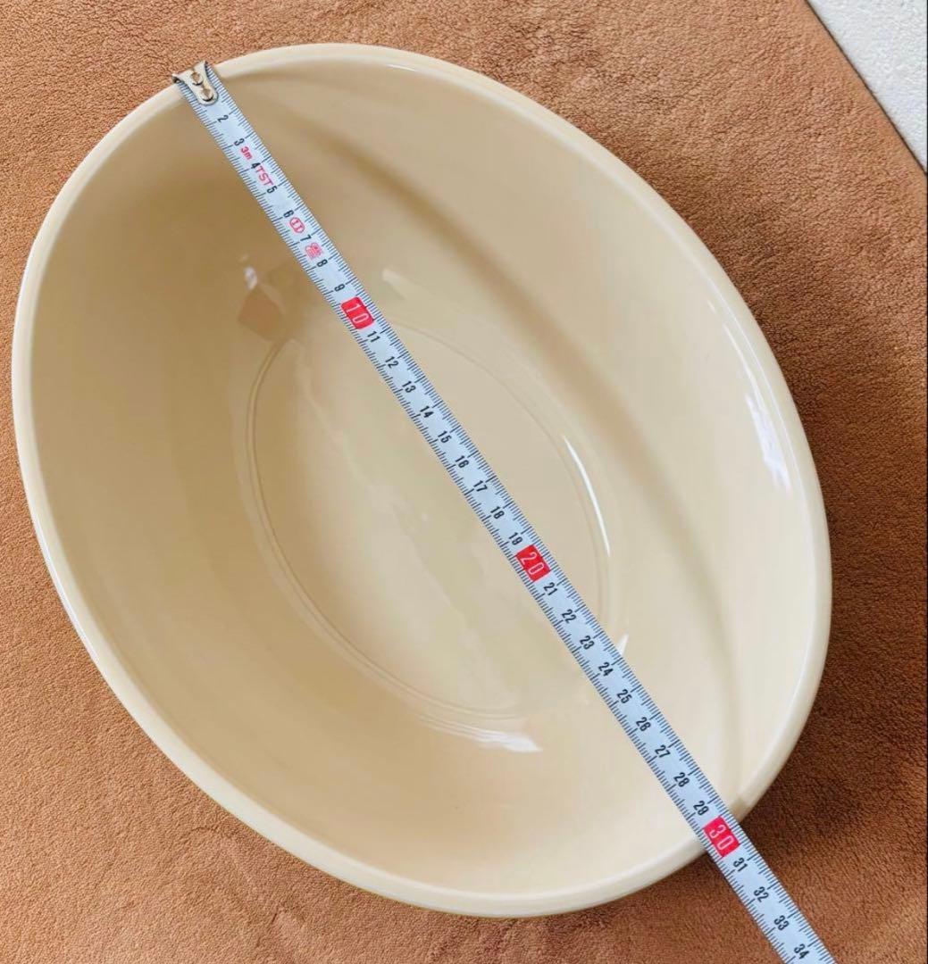 LE CREUSET オーバルボウル 大型サイズ 30cm イエロー