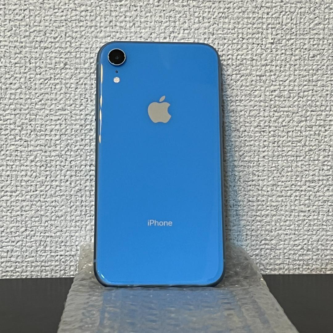 【中古】au iPhone XR 128GB ブルー【動作確認済み】
