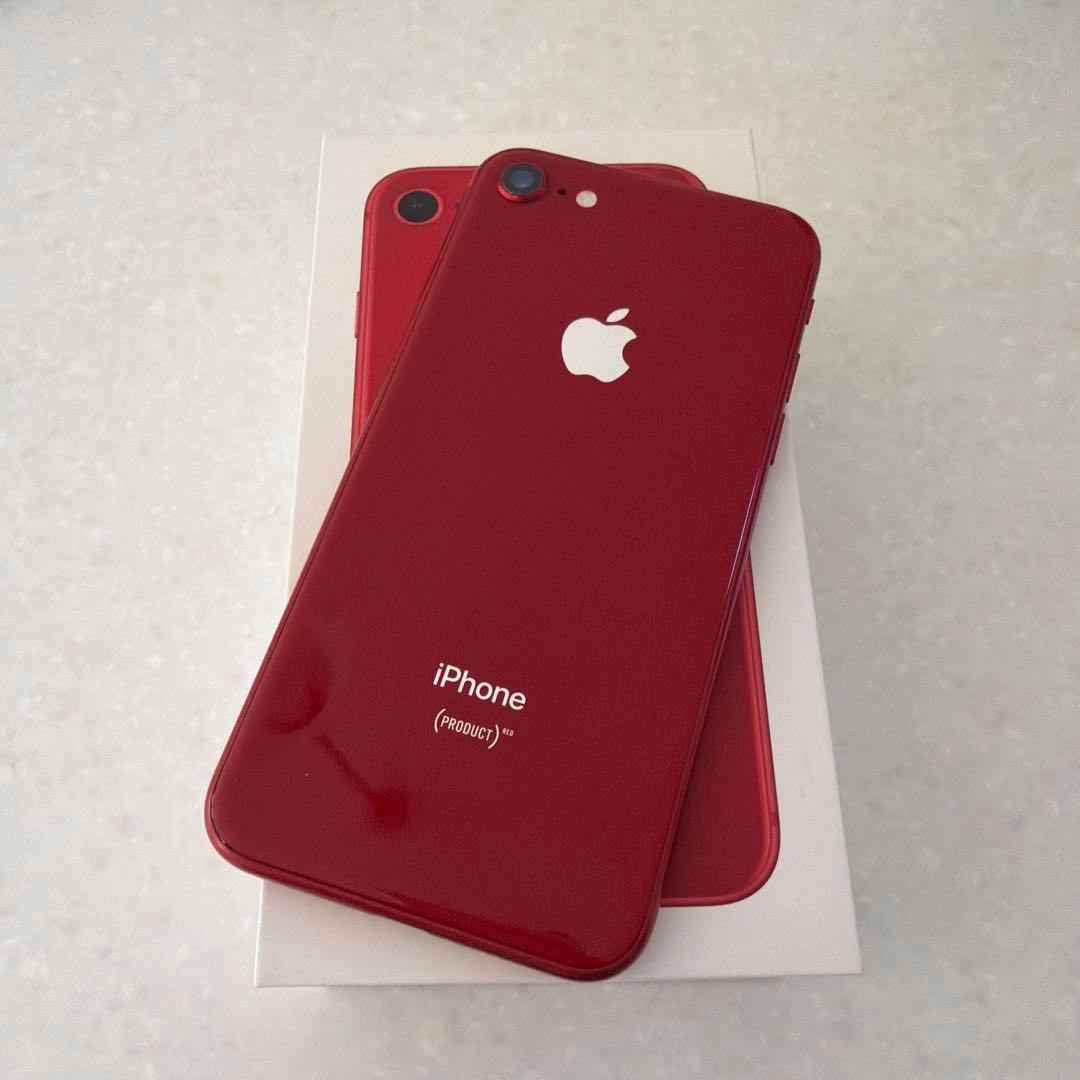 iPhone8 64GB SIMフリー　本体　レッド　RED