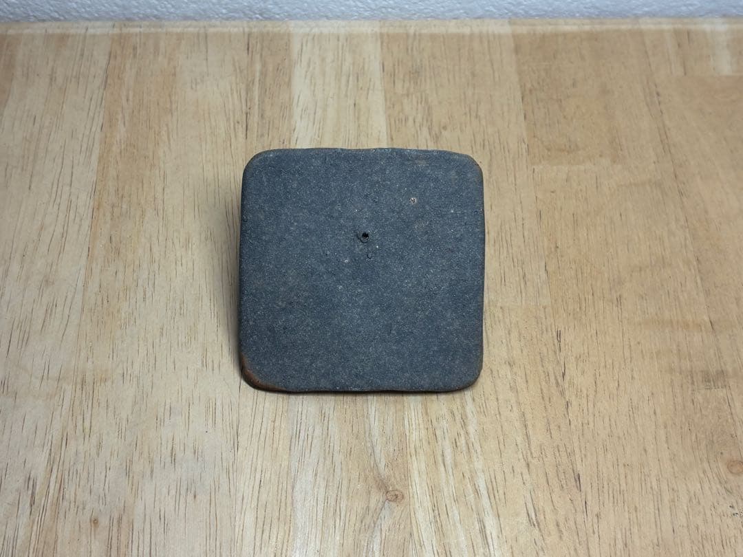 124. 備前焼 宝瓶 登り窯 龍 4角 手びねり 急須