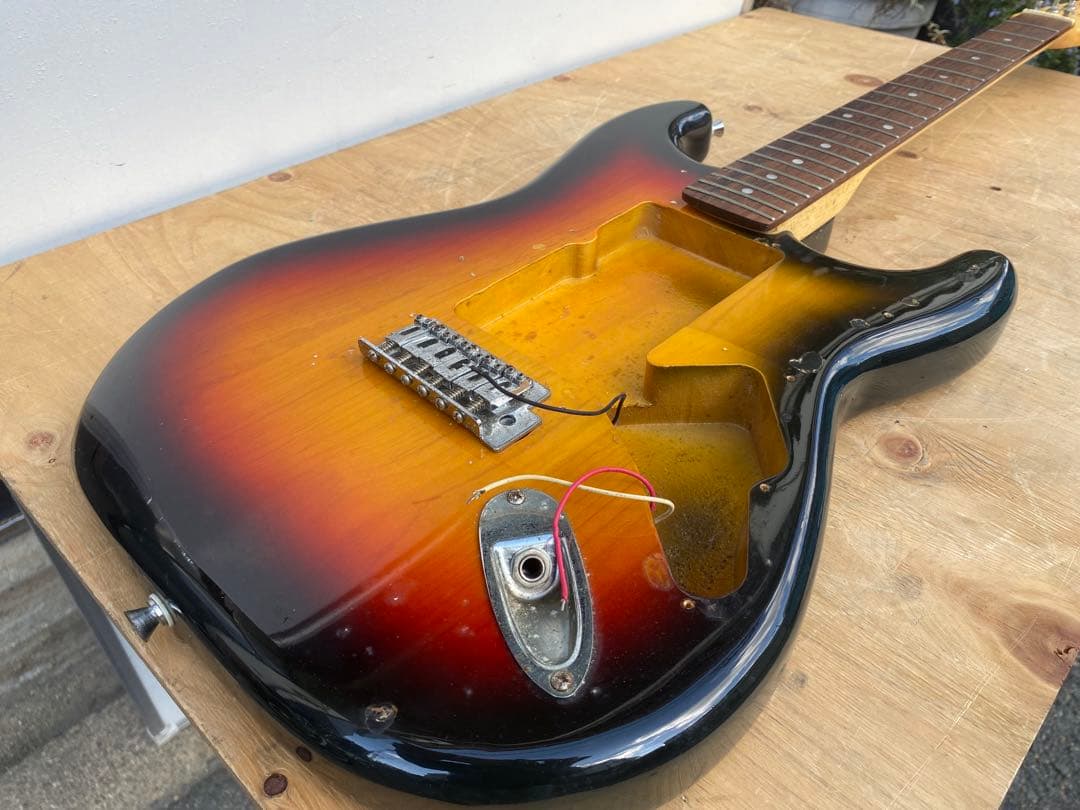 play tech ストラトキャスター　エレキギター　ソフトケース付き