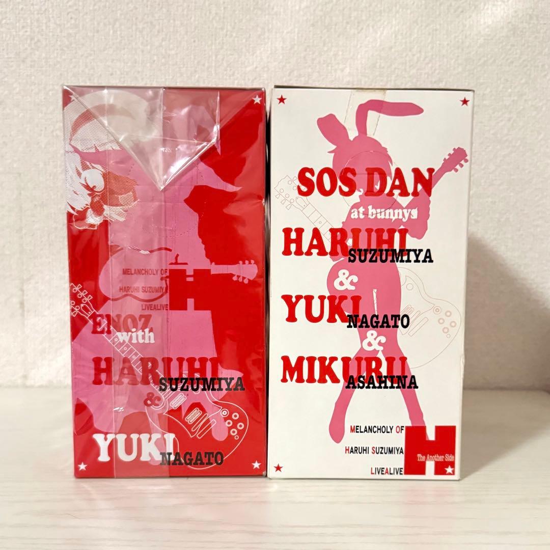 涼宮ハルヒの憂鬱 エクストラフィギュア LiveAlive 2種セット