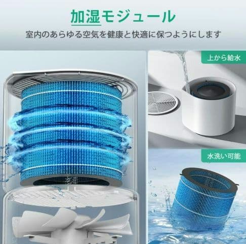 【美品】Afloia　MIRO PRO 加湿器・空気清浄機