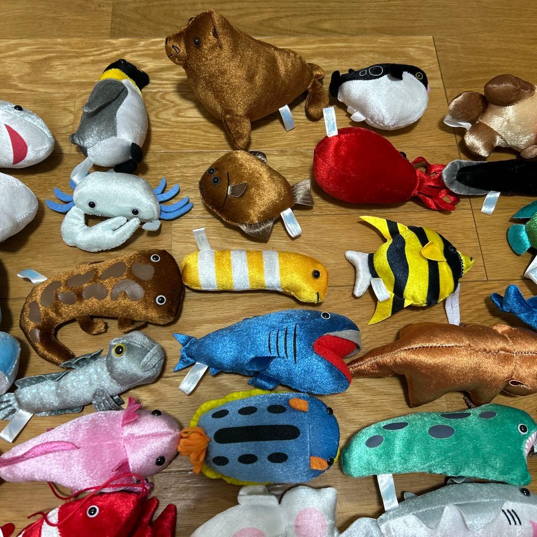 マリンパーク　きらきらぬいぐるみ70体　コンプリート　うみのいきもの