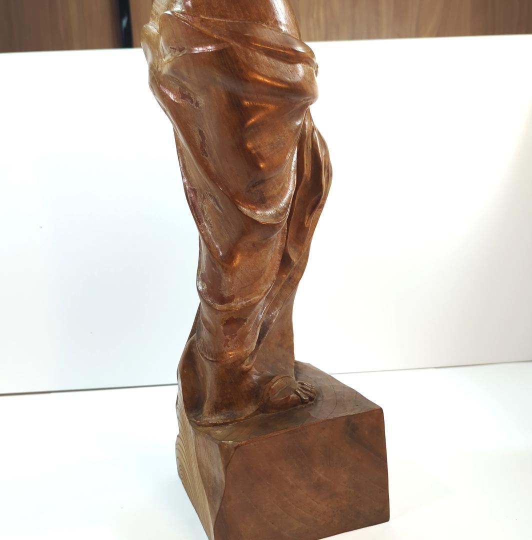 高さ60Cm以上】木製　無垢　木彫り　ミロのヴィーナス