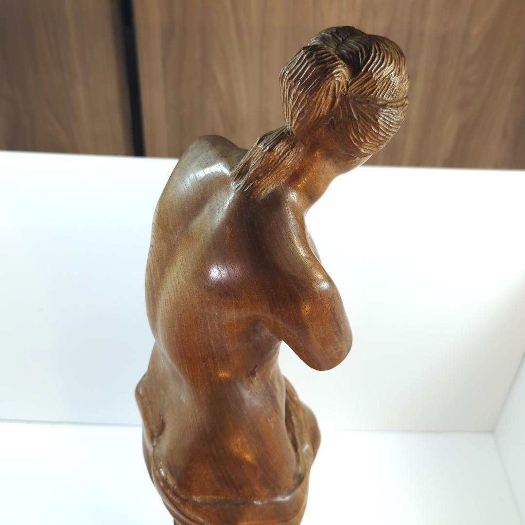 高さ60Cm以上】木製　無垢　木彫り　ミロのヴィーナス