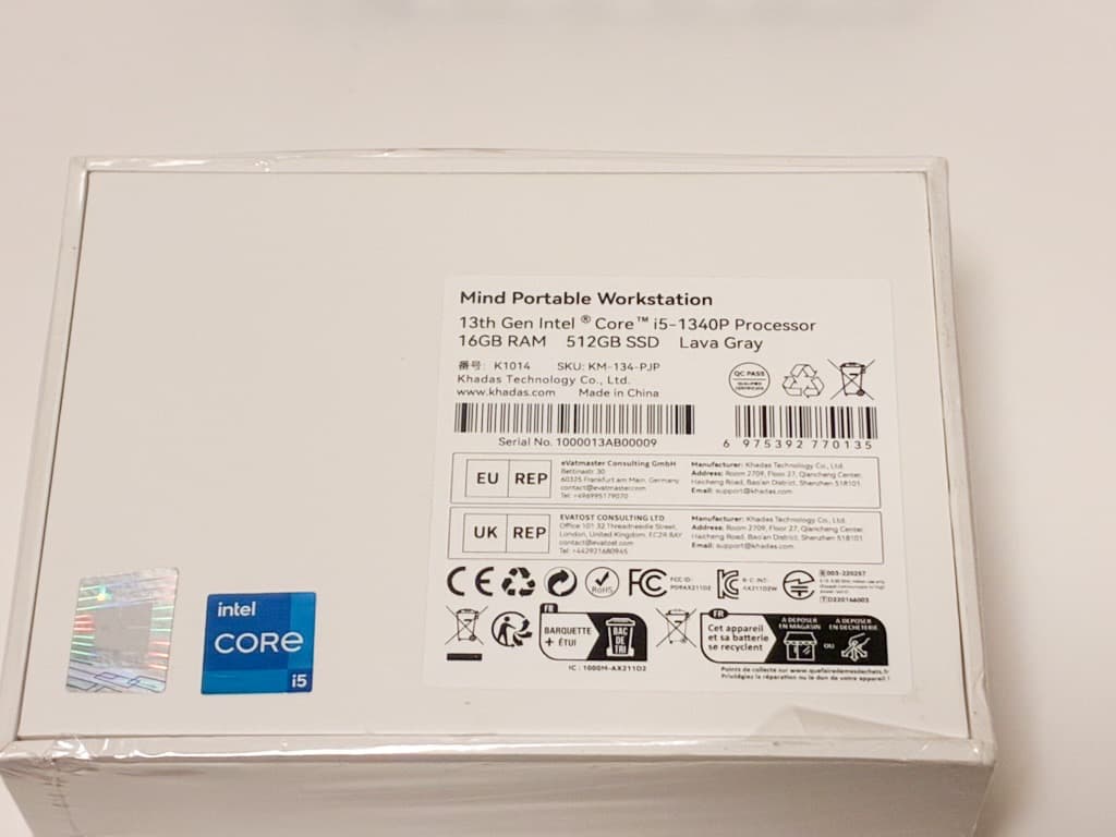 ミニPC Mind1 Intel Corei5-1340P 16GB+512GB+Dock