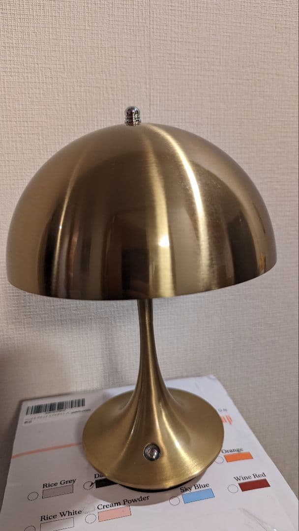 ルイスポールセン リプロダクト ゴールドPanthella Portable