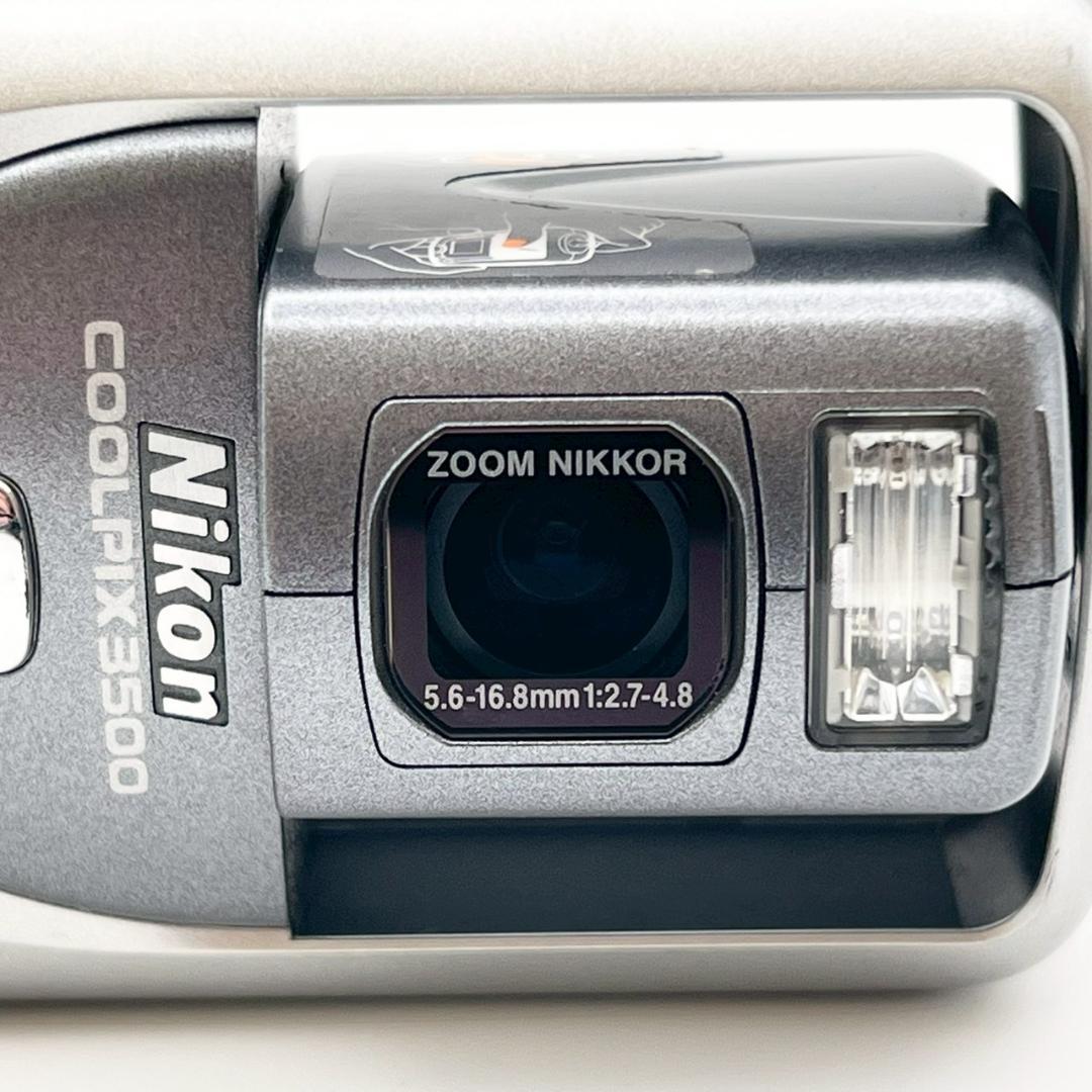 【完動品】Nikon COOLPIX 3500 コンデジ シルバー 動作確認済