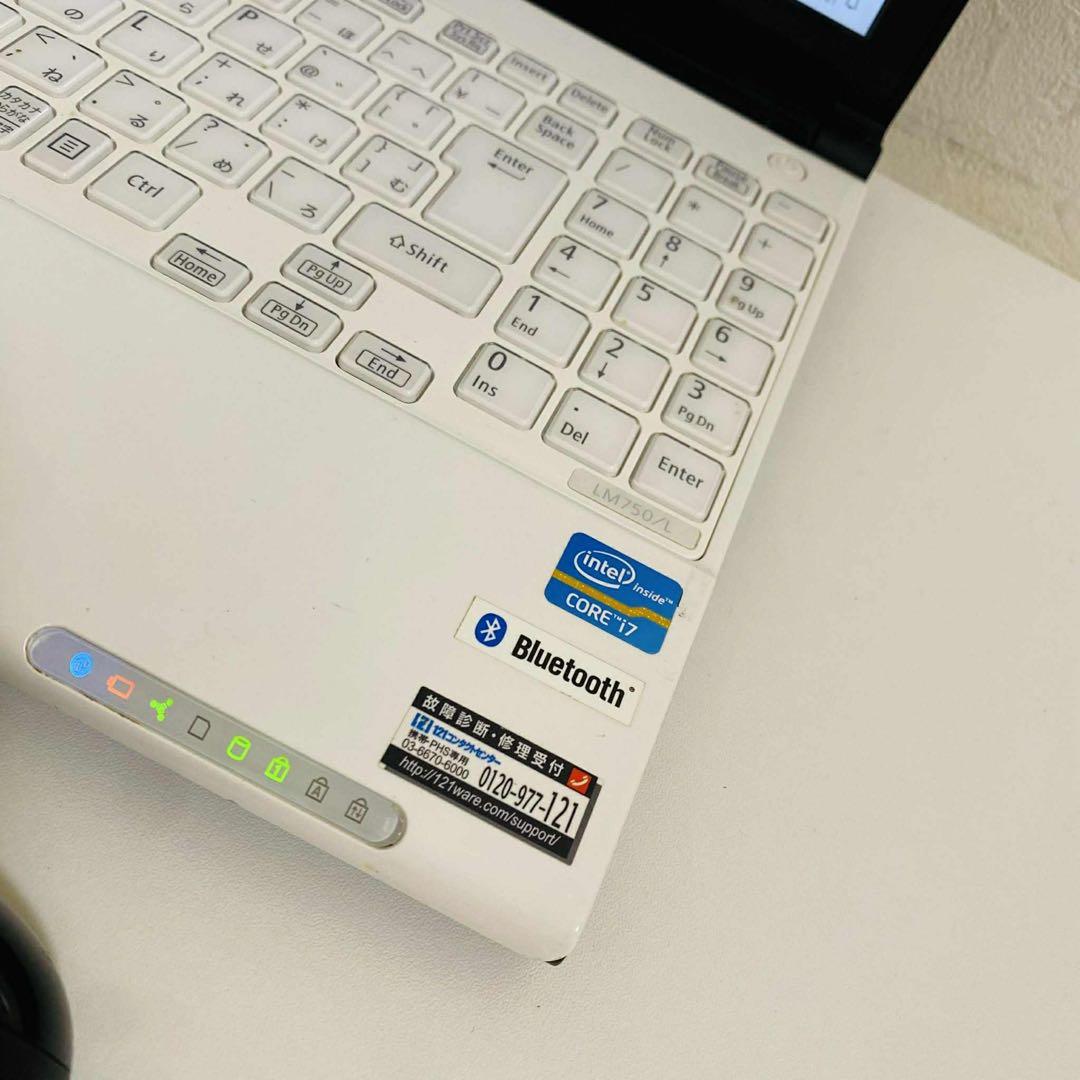 Y118 NECノートパソコンi7メモリ8G高速Windows11オフィス付き