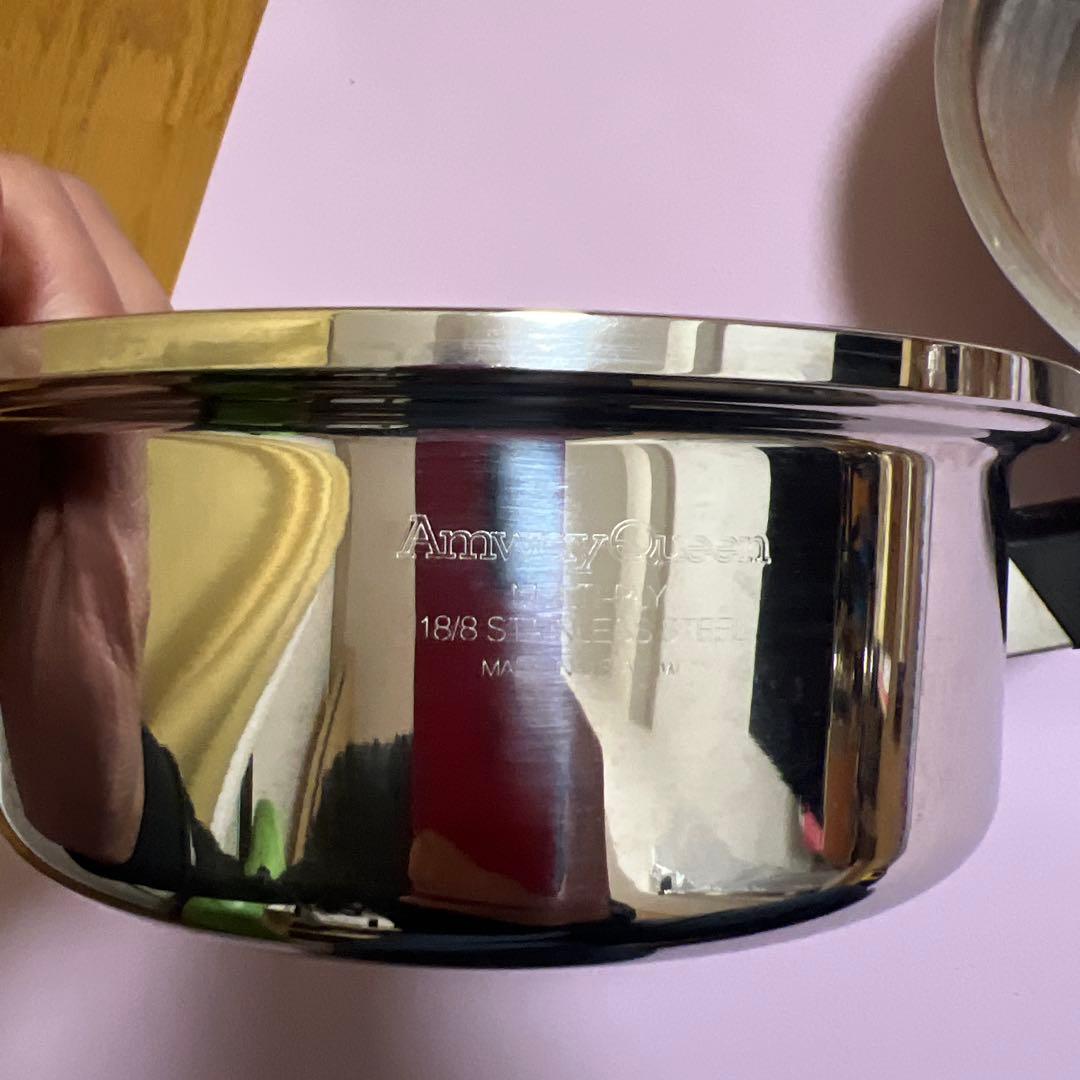 AmwayQueen アムウェイクィーンシリーズ中ソースパン(内径18cm)