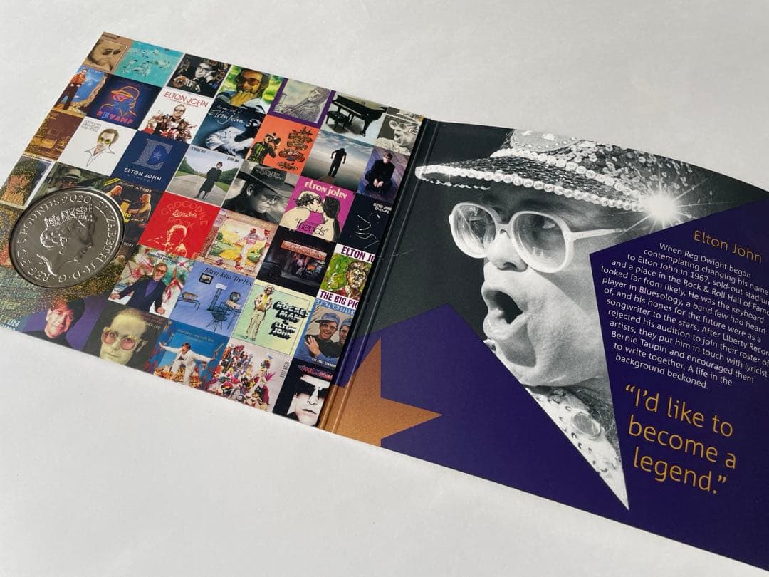 ELTON JOHN MUSIC LEGENDS UK £5 記念2020