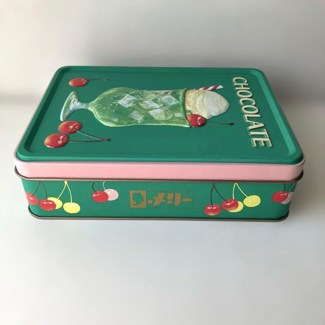 メリーチョコ 2023 レトロ喫茶 空缶4缶セット はじけるキャンディチョコ