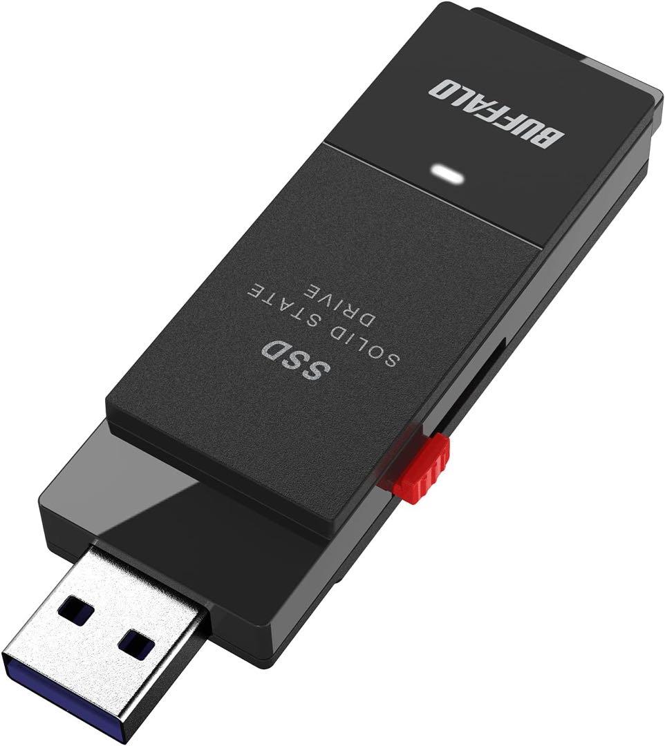 ポータブルSSD★500GB★Type-C対応★SSD-SCT500U3-BA