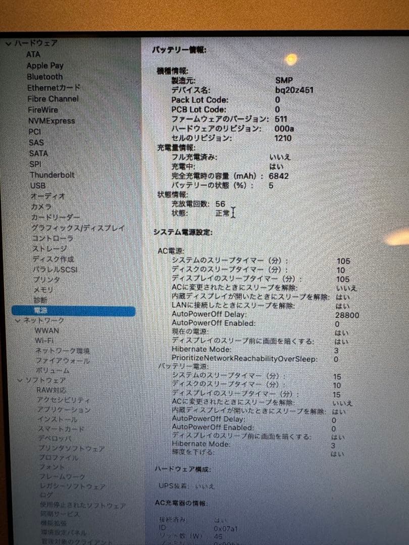 Macbook Air 13インチ A1466 2015