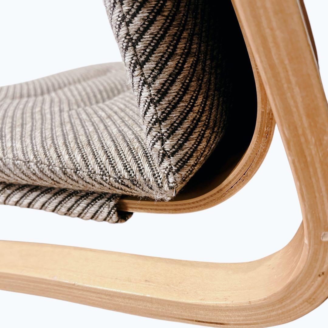 【大人気】　新日本木工 座椅子 楽座椅子 腰痛対策 曲木 低座椅子 完売品