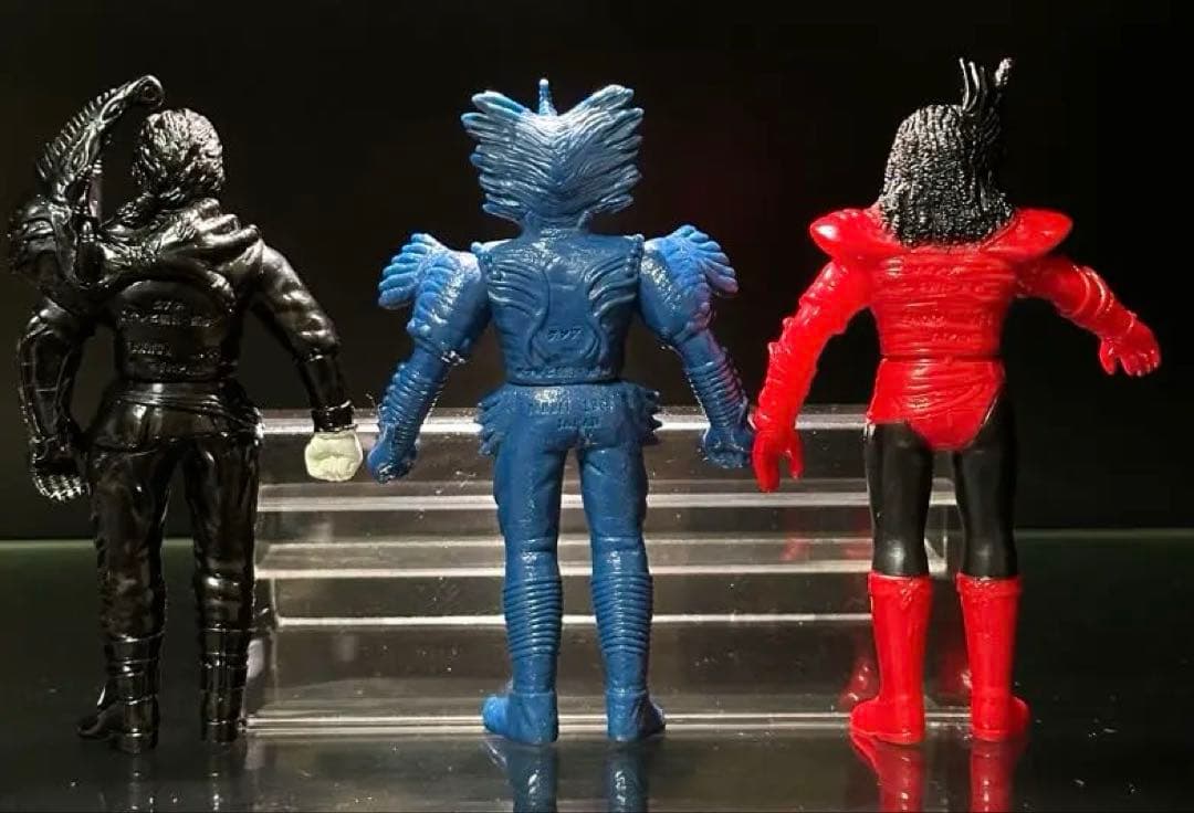 超獣戦隊ライブマン敵組織ソフビ3体セット