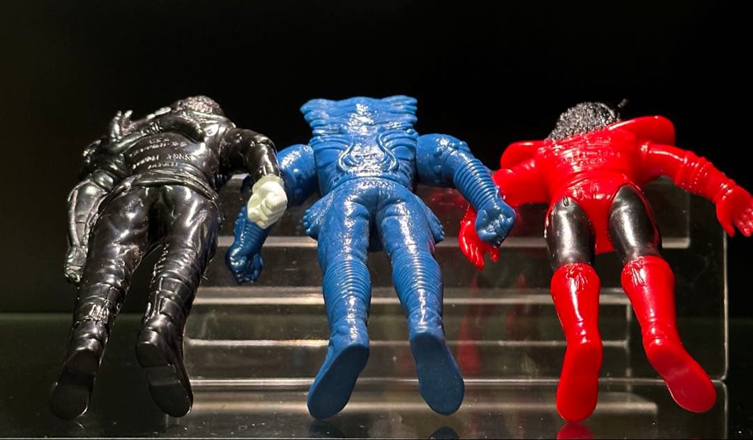 超獣戦隊ライブマン敵組織ソフビ3体セット