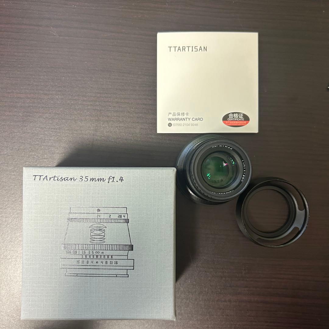 【並品】TTArtisan 35mm f/1.4 レンズ【Sony】