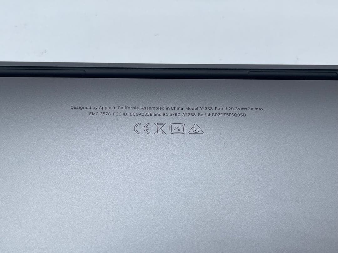 L*様 MacBook Pro 13インチ M1 2020 8GB/256GB