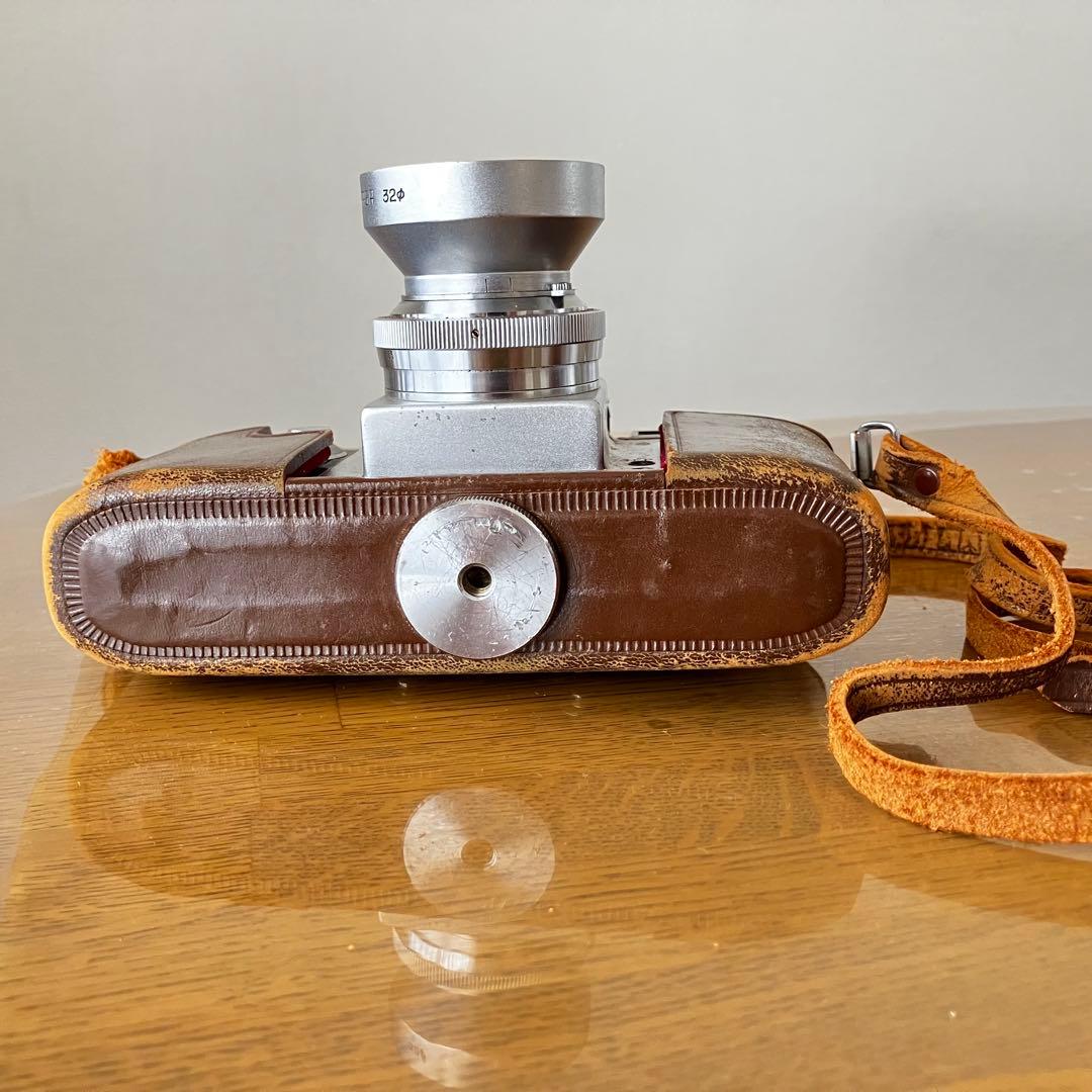 Asahiflex アサヒフレックス 一眼レフカメラ　革ケース付き