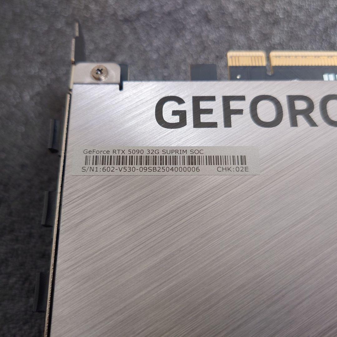 グラフィックボード・グラボ・ビデオカード MSI GeForce RTX5090 32G SUPRIM SOC