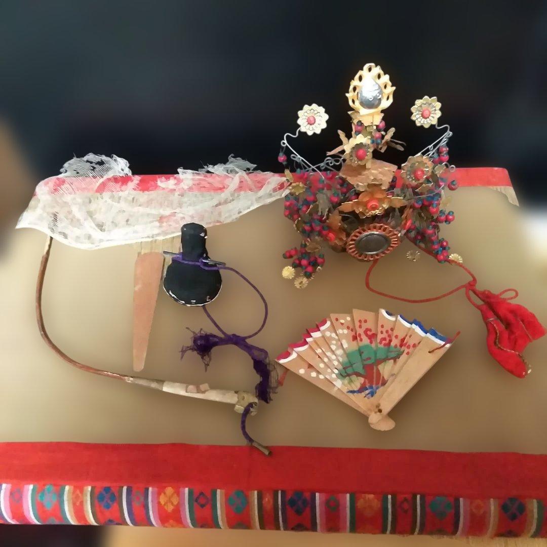 明治雛人形　親王飾り　古い雛人形