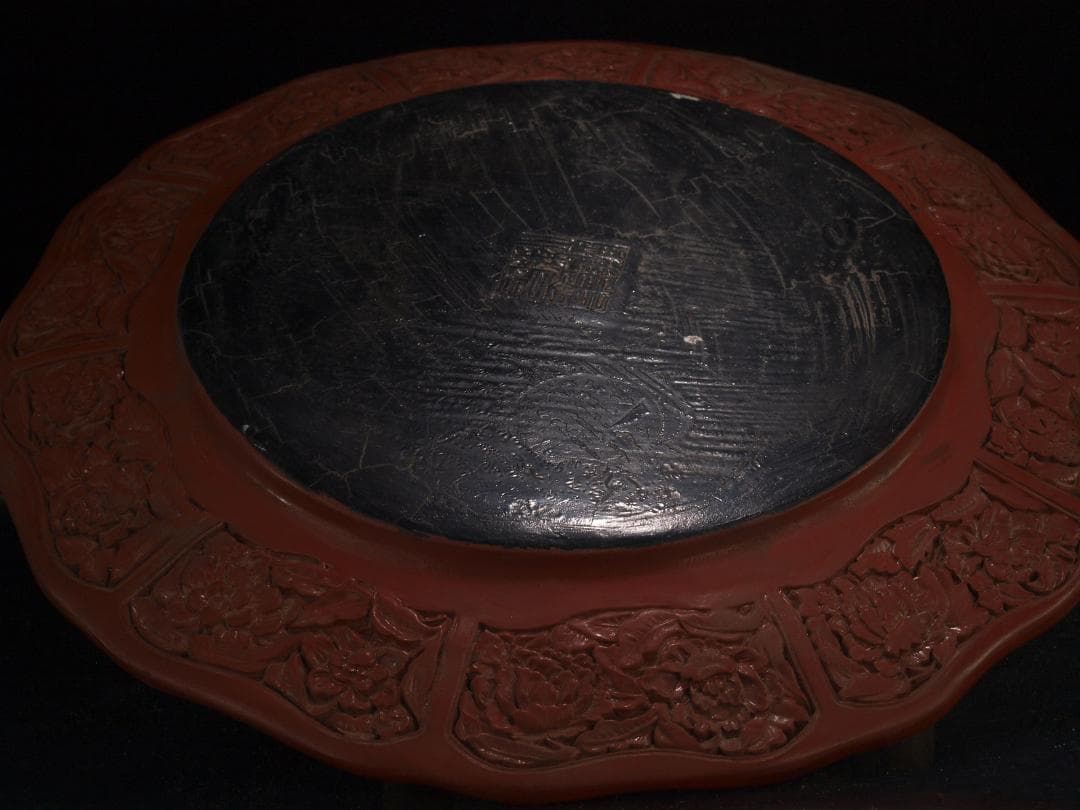 美术品　中国清時代のお皿　人物図　 DE508B17-2