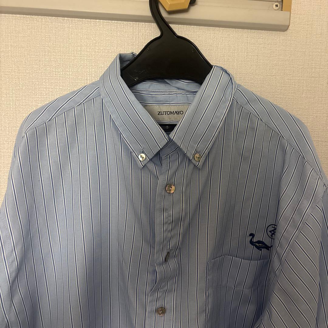 ずとまよ Striped Shirts (Halo Stripe) L