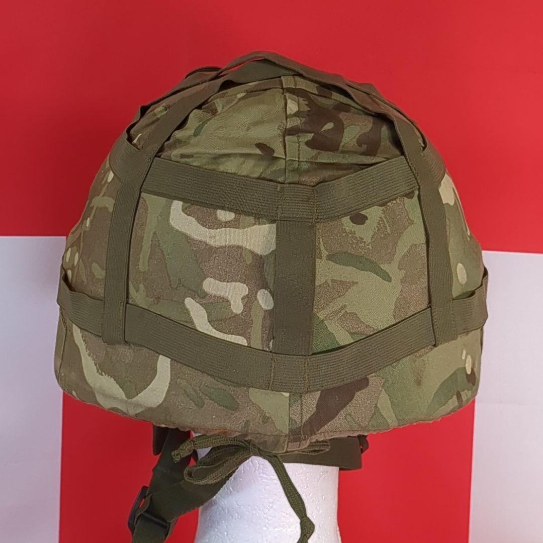 イギリス軍MK6ヘルメット DPM&MTPパターンカバー付