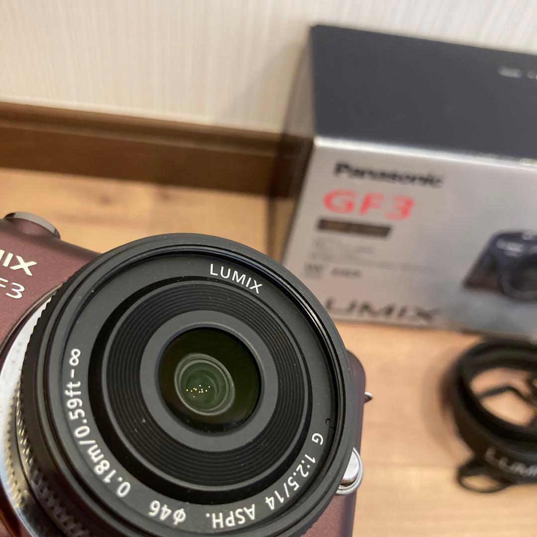 LUMIX DMC-GF3W デジタルカメラ/ダブルレンズキット
